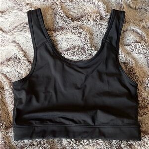 TomboyX Black Compression Top/Sports Bra